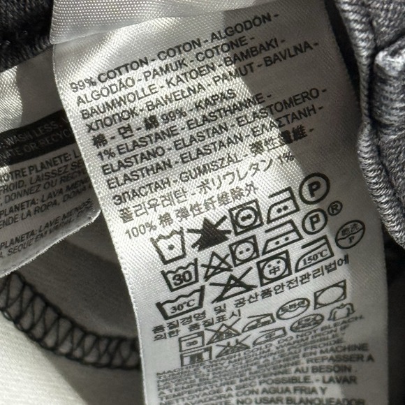 Levis 514 Straight Fit Jeans Men's Size W29 L30 Black Denim Stretch Cotton - Picture 16 of 16